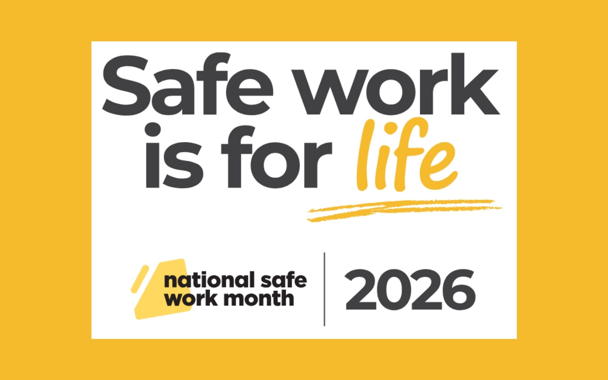 Safe work is for life image